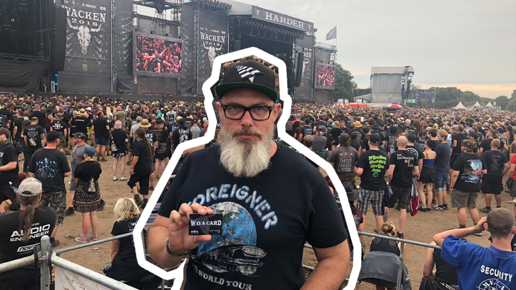 Bargeldlos mit der W:O:A Card auf Wacken