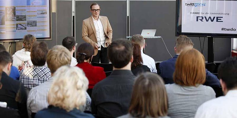 Twittwoch Dortmund: Achim Hepp im RWE Tower