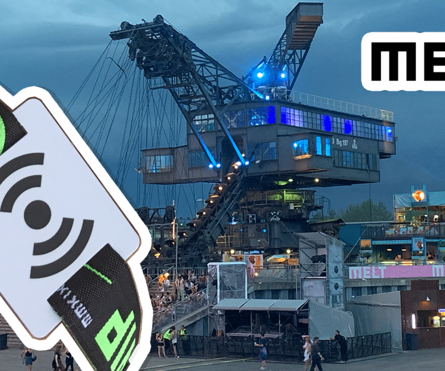 Bargeldlos auf dem Melt Festival