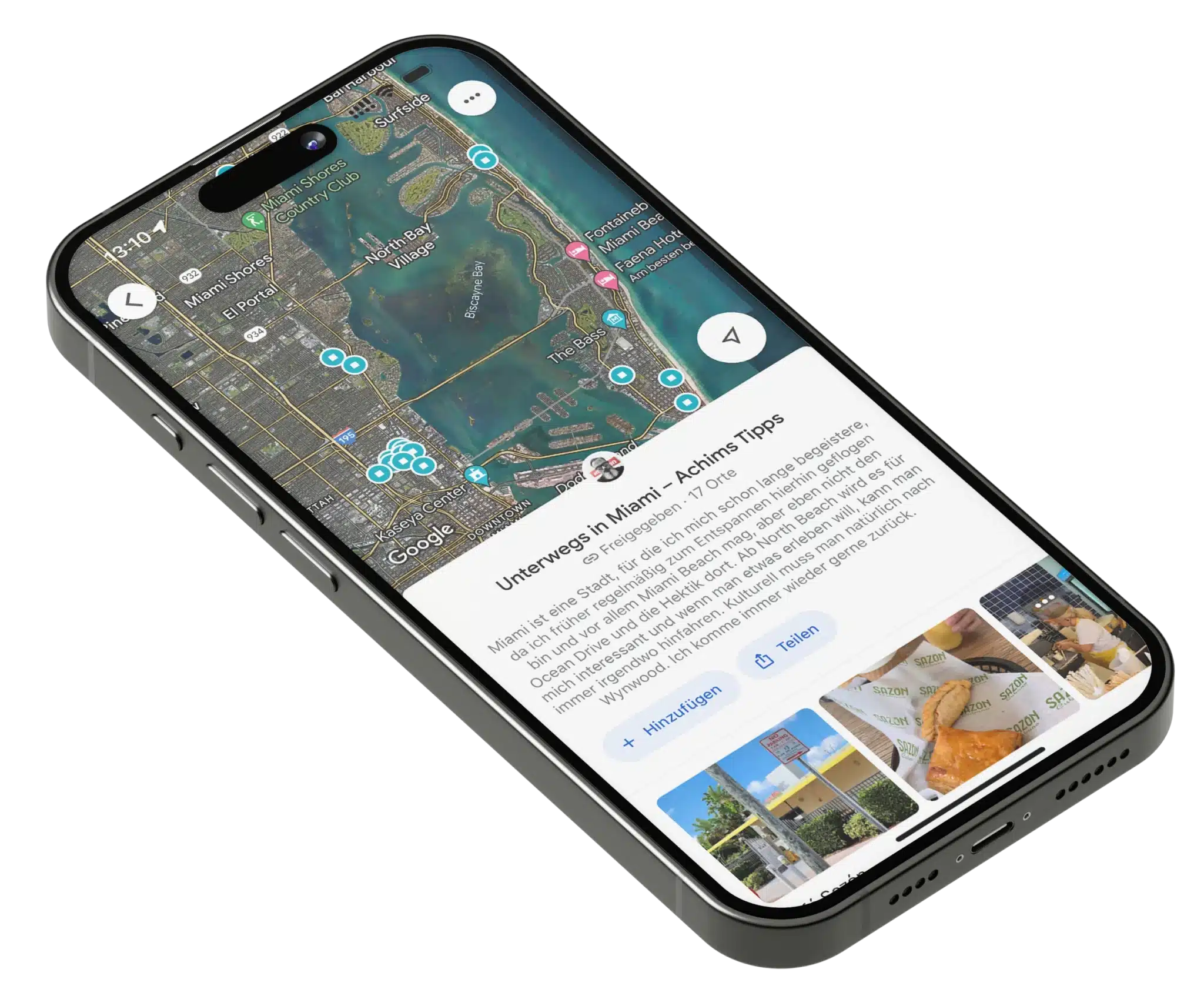 Unterwegs in Miami – Achims Google Maps Liste