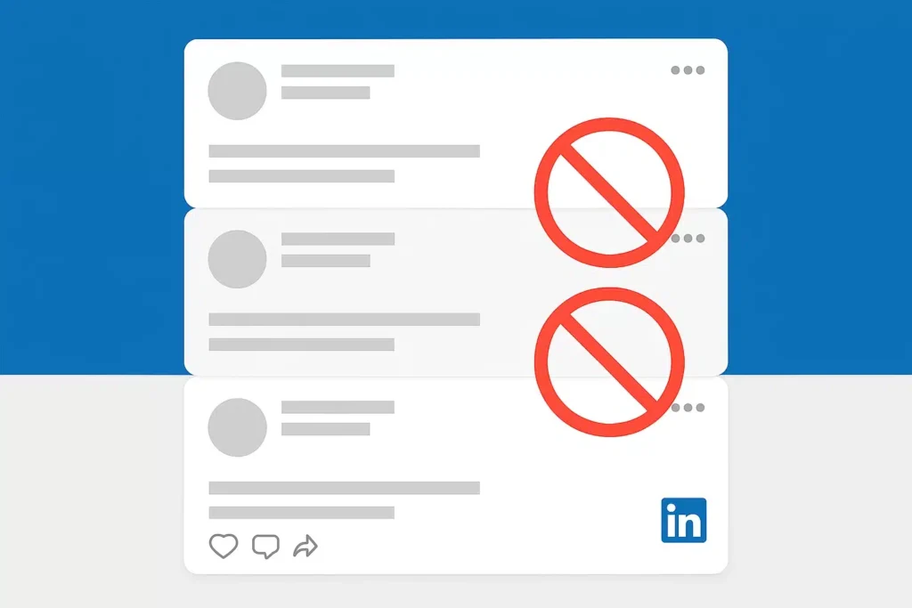 Worst Practices auf LinkedIn: Warum zu häufiges Posten der Reichweite schadet!