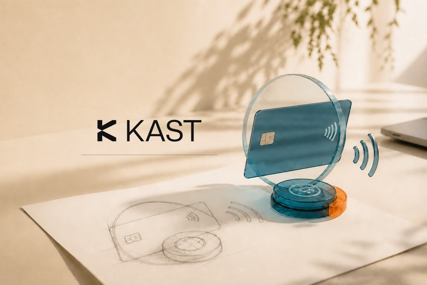 KAST Karte als Symbol für Stablecoin-Zahlungen im Alltag