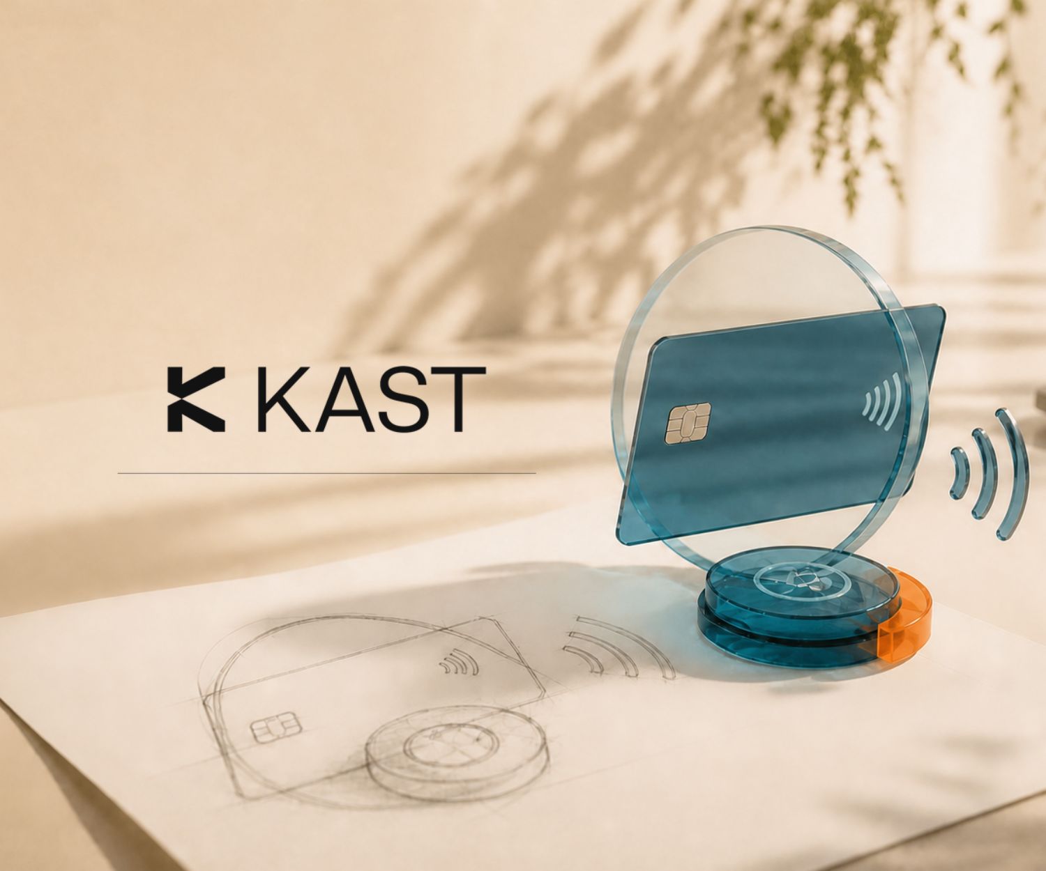 KAST Karte als Symbol für Stablecoin-Zahlungen im Alltag